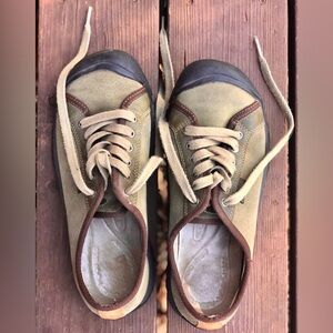 Keen Olive and Brown Women's Sneakers